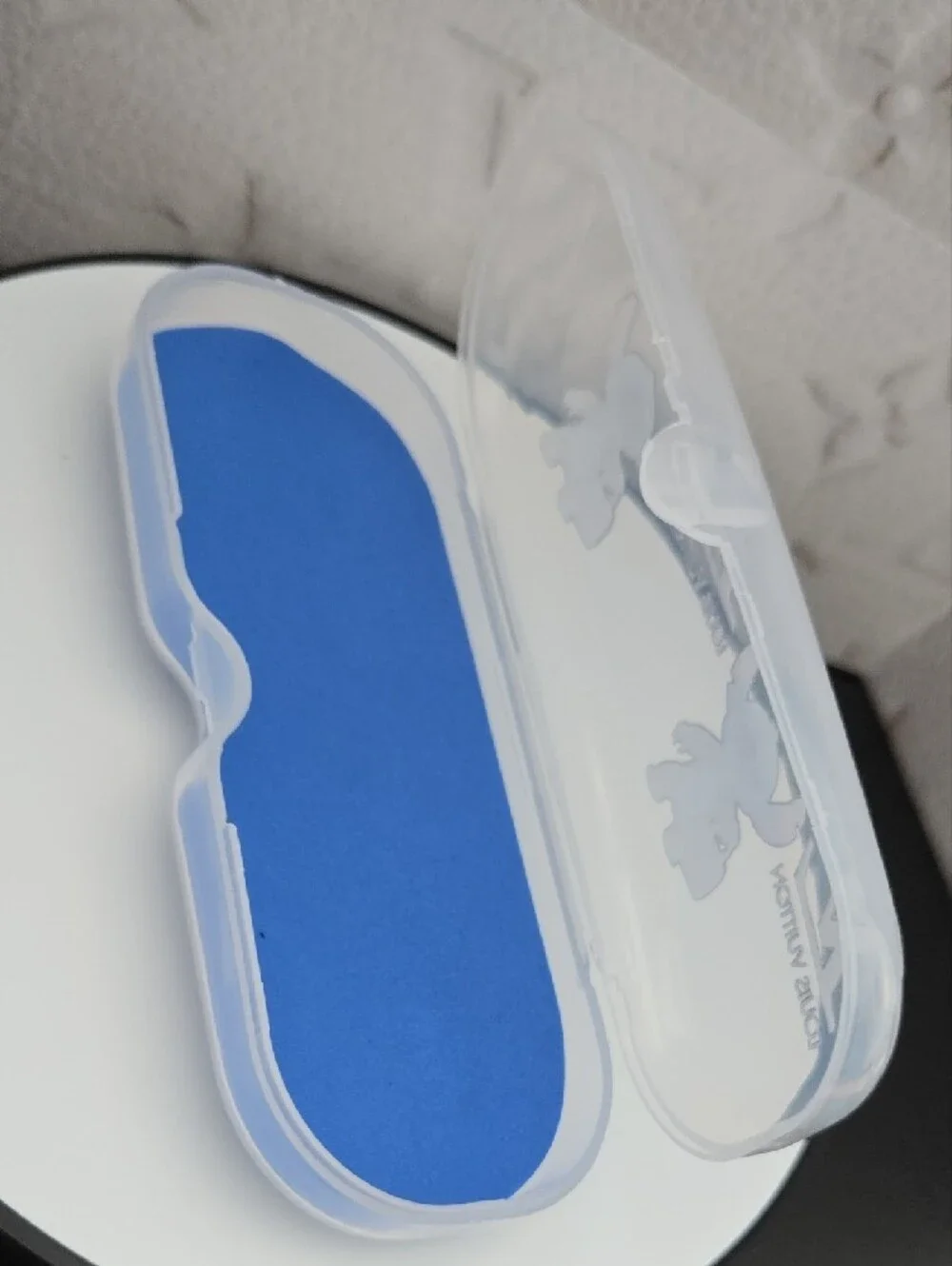Lux Blue Stitch Eyewear Case